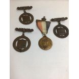 THREE WWI ERA METROPOLITAN SPECIAL CONSTABULARY LONG SERVICE MEDALS, DATED 1914, TOGETHER WITH A