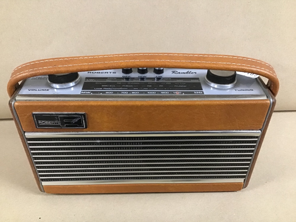 TWO ROBERTS RADIO'S, INCLUDING ROBERTS RAMBLER - Image 7 of 12