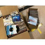 AN EXTENSIVE COLLECTION OF VINYL 45'S/SINGLES IN TWO BOXES
