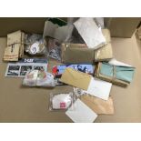 TWO ROYAL MAIL ALBUMS OF FIRST DAY COVERS TOGETHER WITH A LARGE QUANTITY OF ASSORTED CIRCULATED