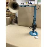 A VINTAGE TURQUOISE WEIGHTS ANGLEPOISE LAMP