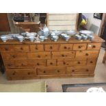 NINETEEN DRAWER PINE CHEST