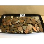 A COLLECTION OF ASSORTED CIRCULATED COINAGE, INCLUDING BRITISH, EUROPEAN AND REST OF THE WORLD