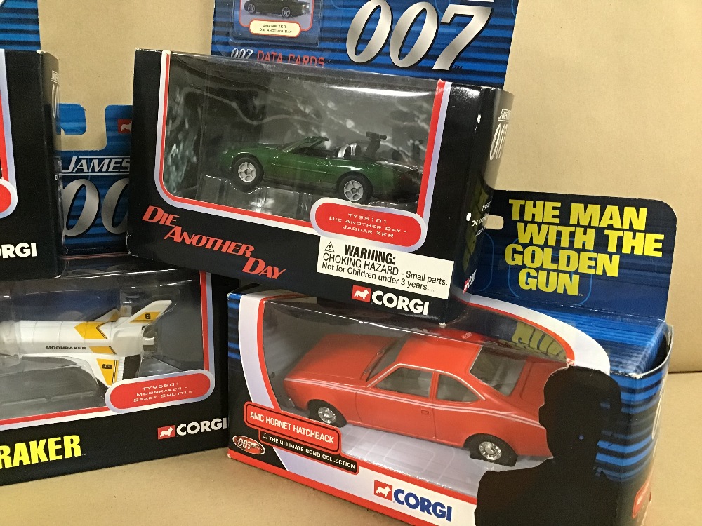 FIVE CORGI 007 DIE CAST MODEL VEHICLES, INCLUDING THUNDERBALL ASTON MARTIN DB5 AND DIE ANOTHER DAY - Image 3 of 3