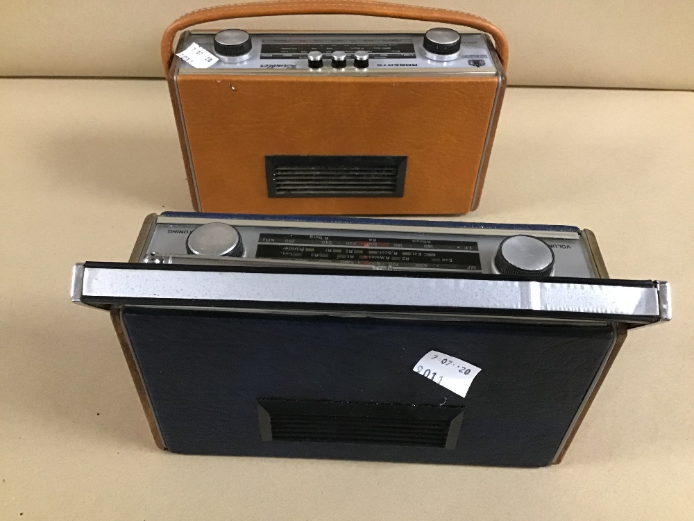 TWO ROBERTS RADIO'S, INCLUDING ROBERTS RAMBLER - Image 10 of 12