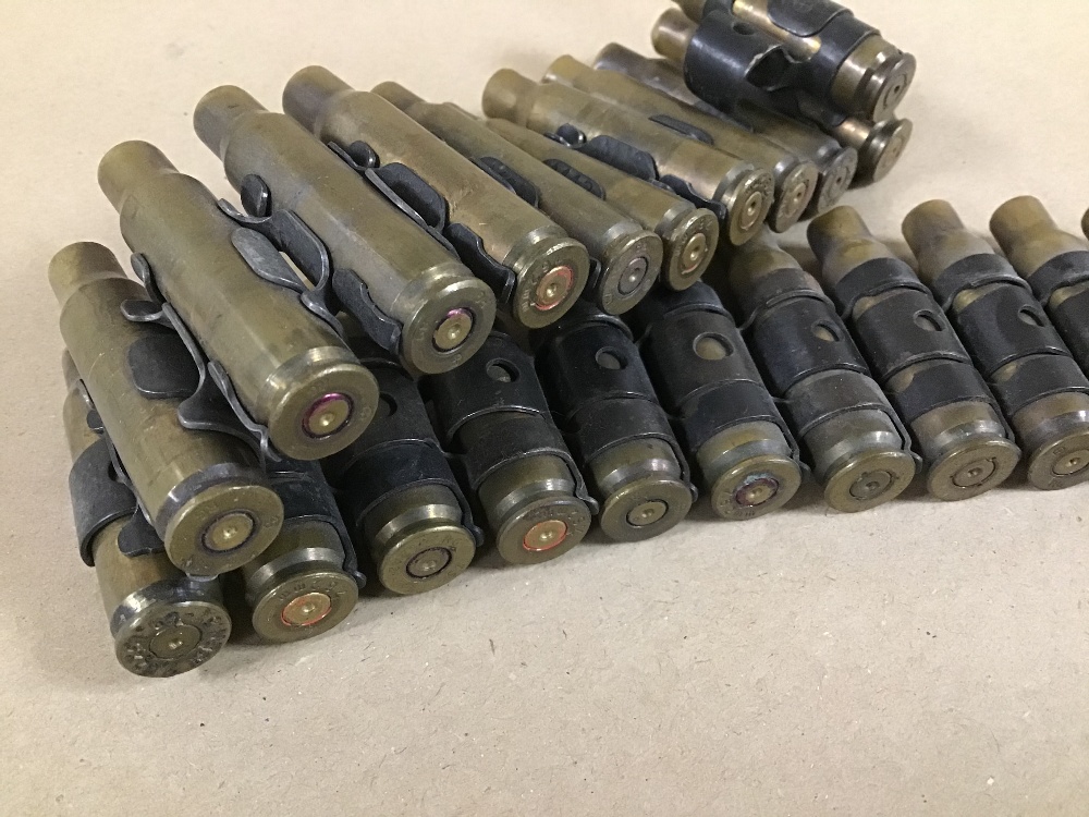 AN INERT AMMUNITION BELT OF 7.62MM BULLETS, 48 IN TOTAL - Image 2 of 3