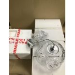 A JOYCE CEILING LIGHT, CHROME FINISH, BY JOHN LEWIS IN ORIGINAL BOX