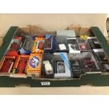 AN ASSORTMENT OF DIE CAST MODEL VEHICLES, ALL IN ORIGINAL BOXES, 20 IN TOTAL