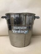 A FRENCH "CHAMPAGNE DE VENOGE" ICE BUCKET