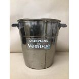 A FRENCH "CHAMPAGNE DE VENOGE" ICE BUCKET