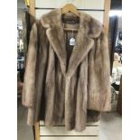 A VINTAGE MUSQUASH FUR JACKET