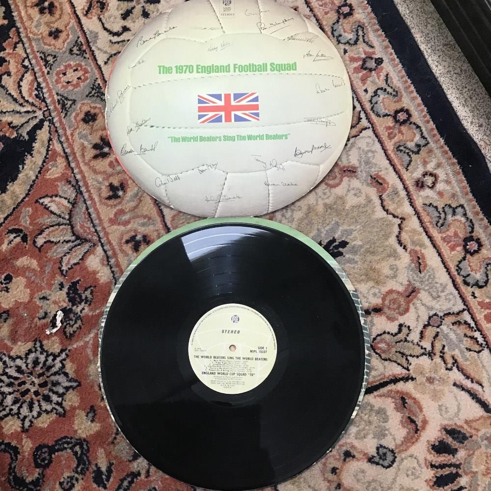 A LARGE QUANTITY OF VINYL RECORDS ALBUM LP'S, INCLUDING WORLD CUP 1970 - Image 2 of 2