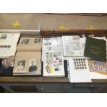 ASSORTED EPHEMERA, INCLUDING FIRST DAY COVERS, STAMPS AND PHOTOGRAPHS, MOST IN ALBUMS, ALSO