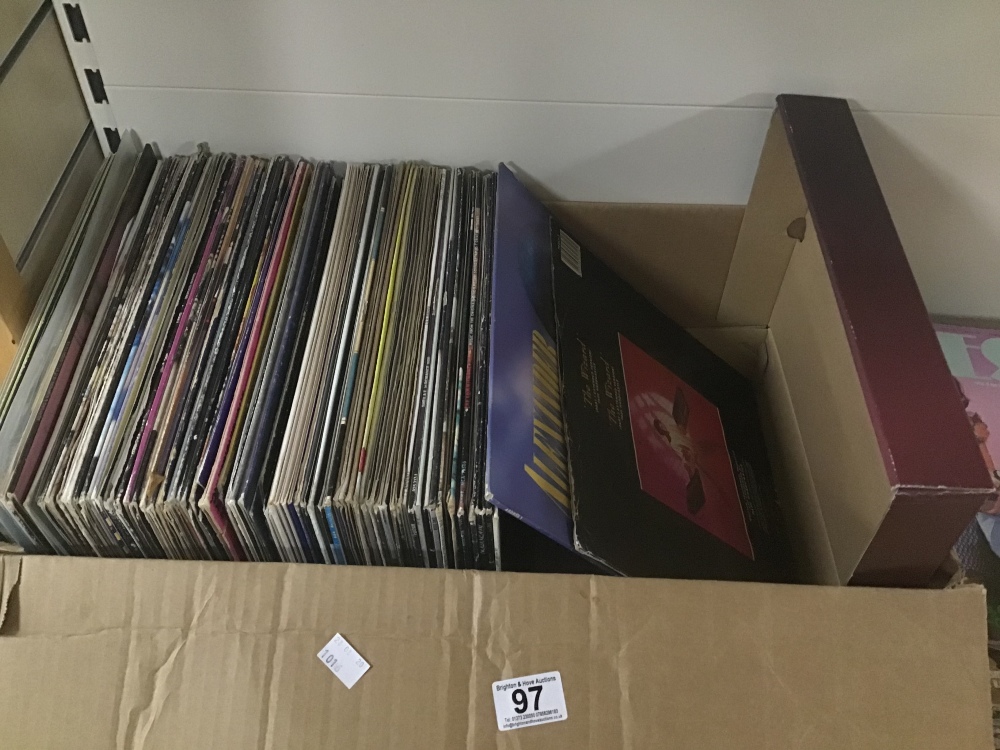 A LARGE QUANTITY OF VINYL LP'S RECORDS