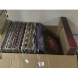 A LARGE QUANTITY OF VINYL LP'S RECORDS