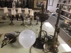 BRASS AND COPPER LAMPS