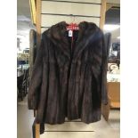 A VINTAGE MUSQUASH FUR JACKET