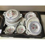 A FORTY-SIX PIECE PART DINNER SERVICE OLD BRISTOL DELFT P. ENGLAND