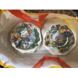 A GROUP OF BRADFORD EXCHANGE WINNIE THE POOH PLATES