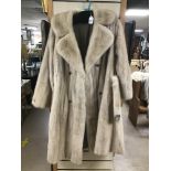 A VINTAGE LONG MINK FUR COAT