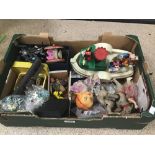 A COLLECTION OF VARIOUS TOYS, INCLUDING DISNEY MICKEY MOUSE SHOW BOAT, DOLLS, JIGSAW PUZZLES AND