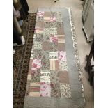 A FRENCH BEDSPREAD 250 X 180CMS