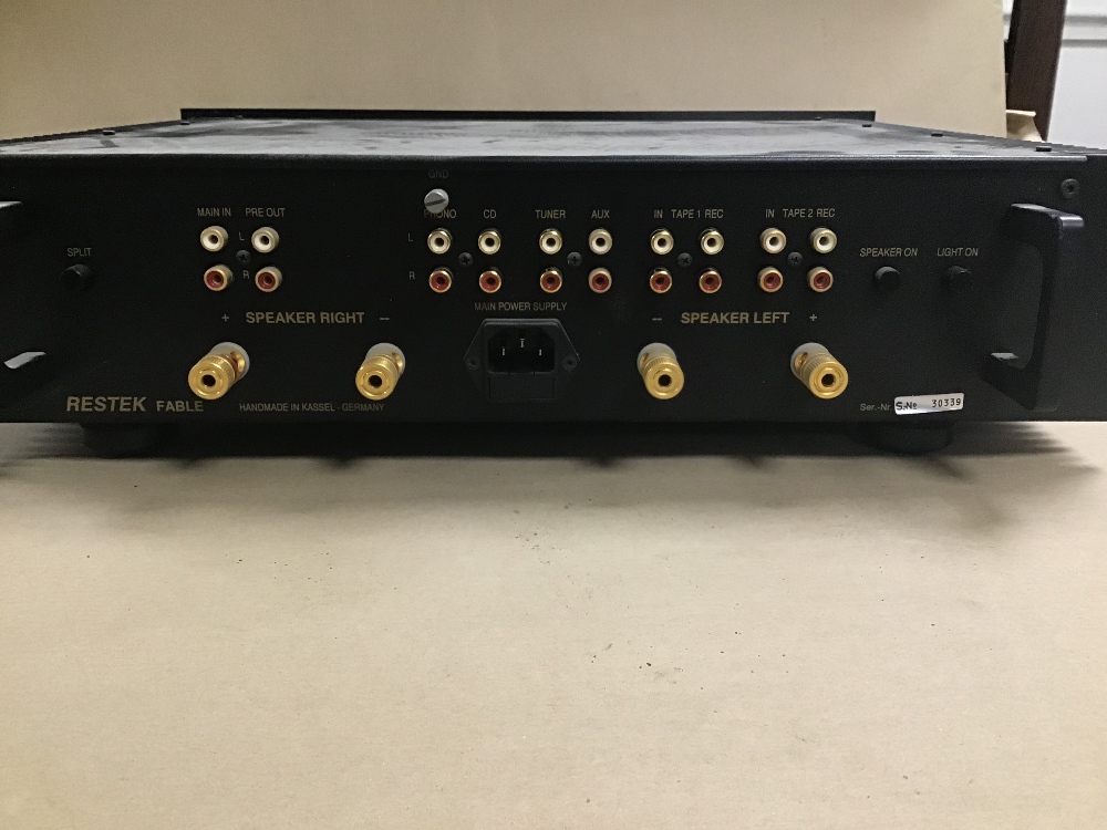 A RESTEK AMPLIFIER FABLE AND CONCRET CD PLAYER AND POWER SUPPLY - Image 12 of 12