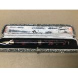 A PARKER DUOFOLD PROPELLING PENCIL IN ORIGINAL SHAGREEN STYLE CASE