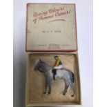 A BRITAINS 'RACING COLOURS OF FAMOUS OWNER'S' RACING HORSE AND JOCKEY MR J V RANK, IN ORIGINAL BOX