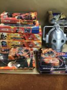 A LARGE COLLECTION OF DR WHO RELATED TOYS BOXED, INCLUDING A DALEK CONSTRUCTION SET