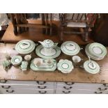 A THIRTY-EIGHT PART DINNER SERVICE ART DECO SET SOLIAN WARE BY SOHO POTTERY