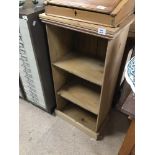 A VICTORIAN PINE SHELF UNIT