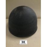 A BMB MILITARY HELMET WITH ITS INNERS