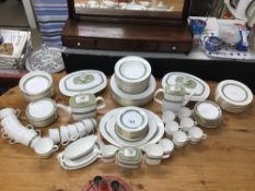 A ONE HUNDRED AND TWENTY PIECE DINNER/TEA AND COFFEE SET BY ROYAL DOULTON (RONDELAY PATTERN)