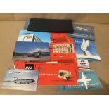 A COLLECTION OF BEA PASSENGER AIRLINE TICKETS TO NUMEROUS LOCATIONS AROUND THE WORLD, TOGETHER