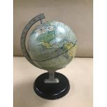 A CHAD VALLEY CO GLOBE, NO M.200, 21.5CM HIGH