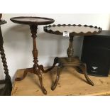 TWO SMALL SIDE TABLES