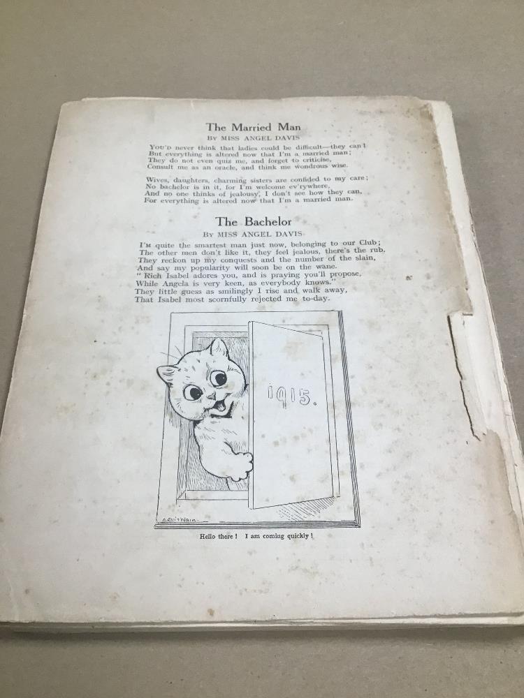 A SCARCE LOUIS WAIN'S ANNUAL, DATED 1914, PRODUCED BY JOHN SHAW AND CO LTD (BINDING AF) - Image 6 of 6