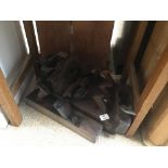 SEVEN VINTAGE WOODEN WORKMANS PLANES