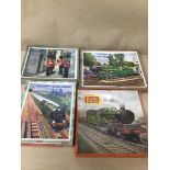 FOUR VINTAGE VICTORY JIGSAW PUZZLES (COMPLETE)