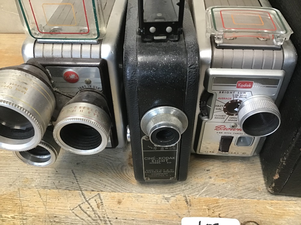 A GROUP OF FOUR KODAK FILM CAMERAS, INCLUDING CINE MODEL K, TWO BROWNIE'S AND ANOTHER - Image 4 of 4