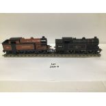 TWO HORNBY DUBLO OO GAUGE 3-RAIL LOCOMOTIVES; TYPE L17 B.R 69567 AND TYPE EDL17