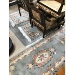 FIVE VINTAGE RUGS INCLUDING KAYAM