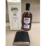 A BOTTLE OF ENGLISH HARBOUR RESERVE 10 YEARS OLD RUM, A PRODUCT OF ANTIGUA, 750ML 40% VOLUME, IN