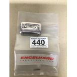 AN ENGELHARD FINE SILVER INGOT, 100G, 999 GRADE SILVER, IN ORIGINAL PLASTIC PACKET