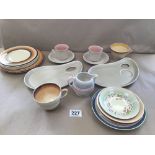 A COLLECTION OF CLARICE CLIFF ITEMS TWENTY MIXED PIECES IN TOTAL