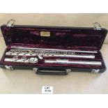 A VINTAGE BUFFET CRAMPON PARIS 228 COOPER SCALE FLUTE