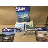 MONTHLY MAGAZINES OF SHIPS X3 1980S AND SEA BREEZES FROM THE 70S X 35