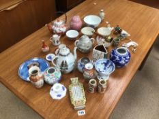 A COLLECTION OF MIXED CHINESE ITEMS FROM DIFFERENT PERIODS (MING, KANGXI)