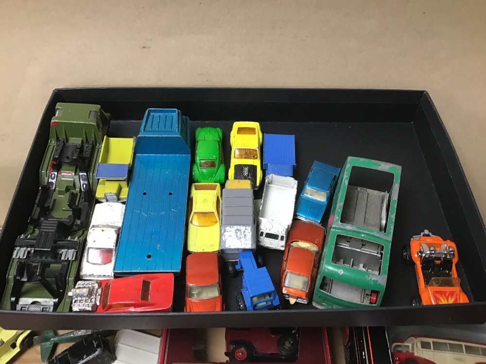 A BOX OF PLAYWORN DIE-CAST MATCHBOX TOYS INCLUDING WHIZZ WHEELS. - Image 4 of 8